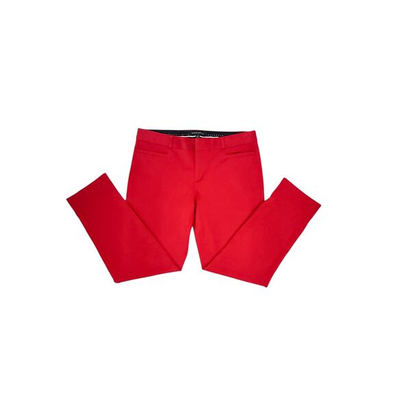 Banana Republic Red Ankle Pants - Size 8 - Excellent Condition - Picture 1 of 6